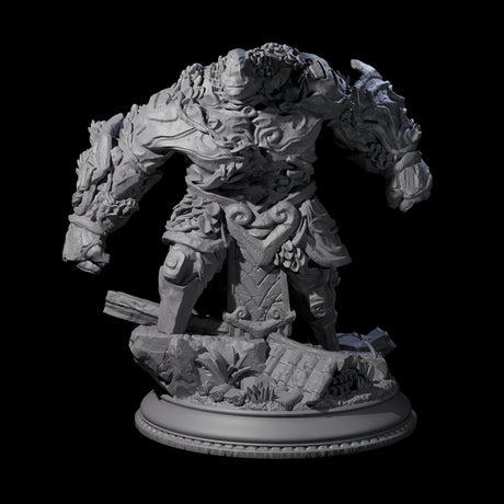 Hulking Jade Golem Miniature for Dungeons and Dragons, Pathfinder or other TTRPGs