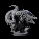 Hulking Lizardfolk Brute A Miniature for Dungeons and Dragons, Pathfinder or other TTRPGs
