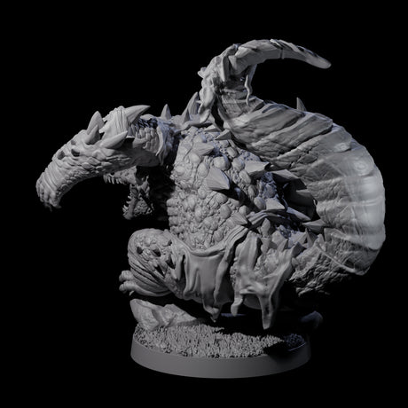 Hulking Lizardfolk Brute A Miniature for Dungeons and Dragons, Pathfinder or other TTRPGs