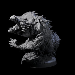 Hulking Lizardfolk Brute B Miniature for Dungeons and Dragons, Pathfinder or other TTRPGs