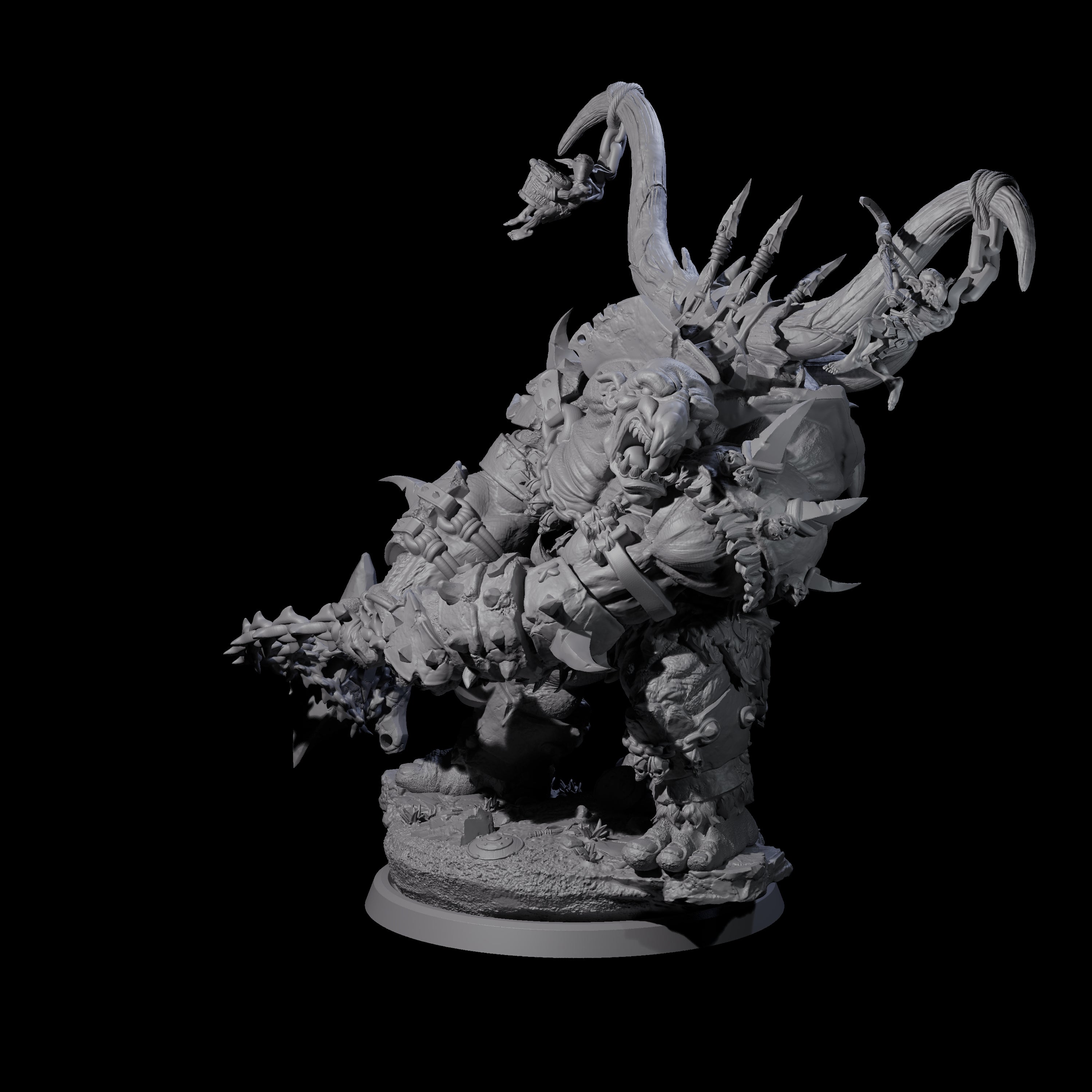 Hulking Ogre Juggernaut A Miniature for Dungeons and Dragons, Pathfinder or other TTRPGs