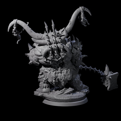 Hulking Ogre Juggernaut A Miniature for Dungeons and Dragons, Pathfinder or other TTRPGs