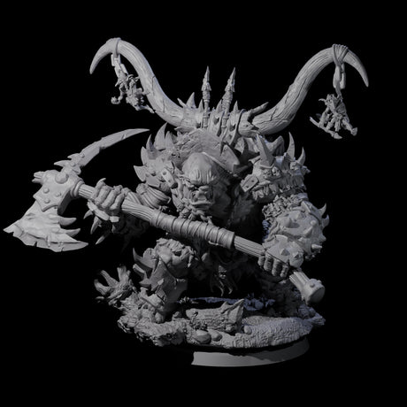 Hulking Ogre Juggernaut B Miniature for Dungeons and Dragons, Pathfinder or other TTRPGs