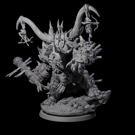 Hulking Ogre Juggernaut C Miniature for Dungeons and Dragons, Pathfinder or other TTRPGs