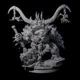 Hulking Ogre Juggernaut D Miniature for Dungeons and Dragons, Pathfinder or other TTRPGs