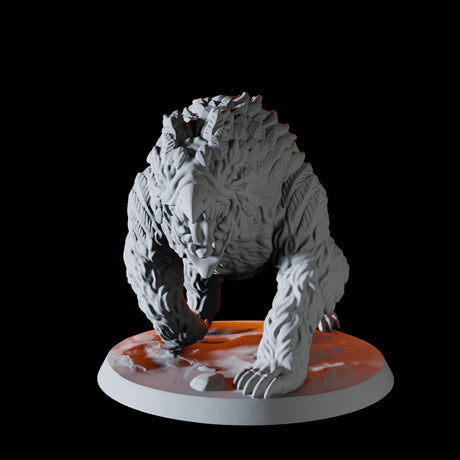 Hulking Owlbear Miniature for Dungeons and Dragons, Pathfinder or other TTRPGs