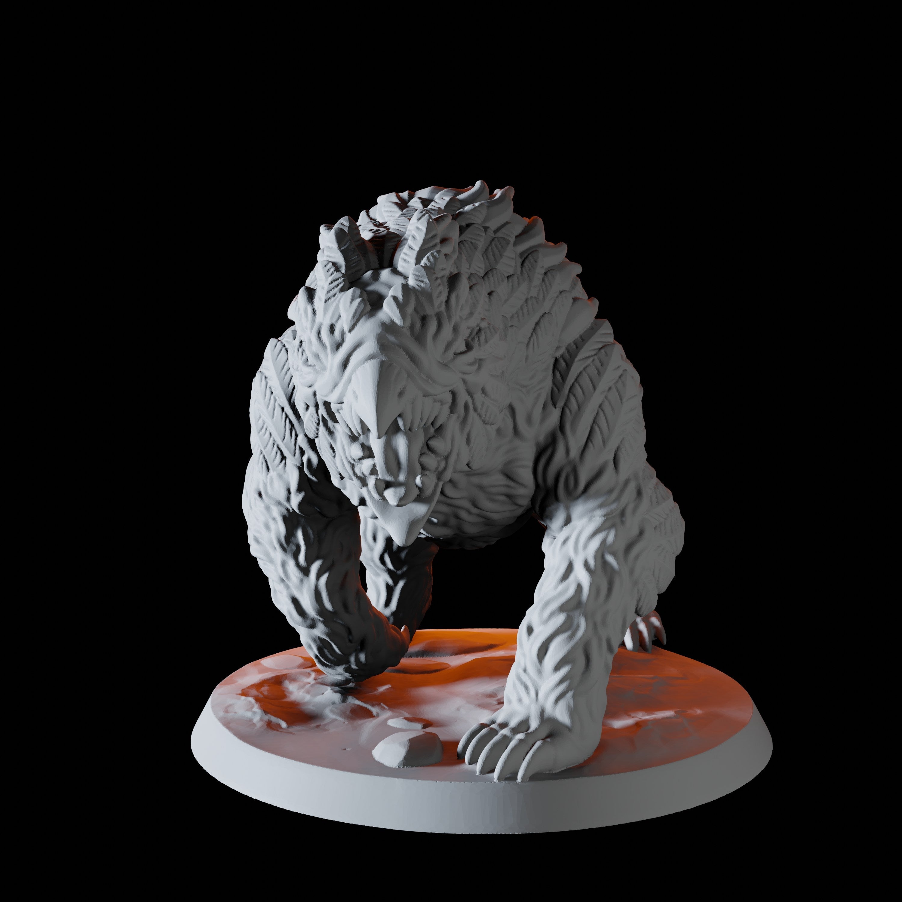 Owlbear Miniature for Dungeons and Dragons - Myth Forged