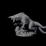 Hulking Siege Drake A Miniature for Dungeons and Dragons, Pathfinder or other TTRPGs