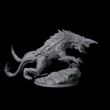 Hulking Siege Drake A Miniature for Dungeons and Dragons, Pathfinder or other TTRPGs