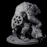 Hulking Siege Troll Miniature for Dungeons and Dragons, Pathfinder or other TTRPGs
