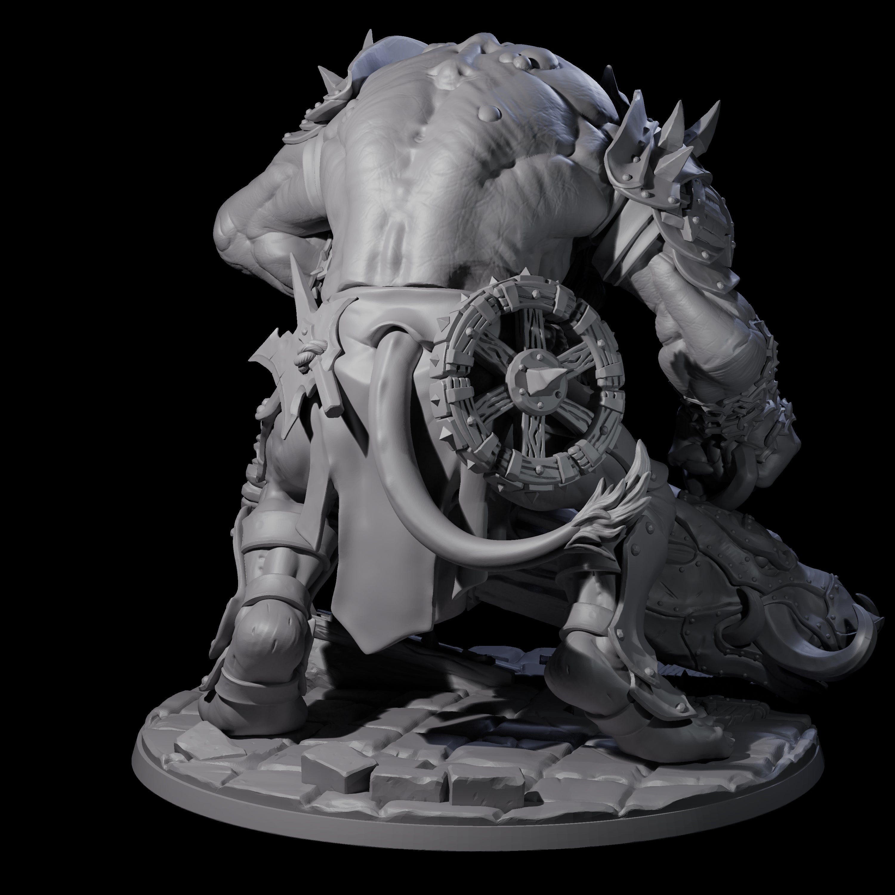Hulking Siege Troll Miniature for Dungeons and Dragons, Pathfinder or other TTRPGs