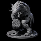 Hulking Siege Troll Miniature for Dungeons and Dragons, Pathfinder or other TTRPGs