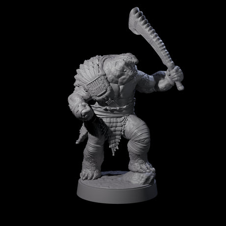 Hulking Skum Brute A Miniature for Dungeons and Dragons, Pathfinder or other TTRPGs