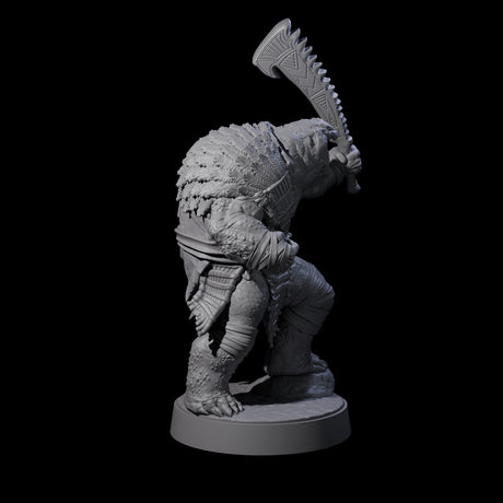 Hulking Skum Brute A Miniature for Dungeons and Dragons, Pathfinder or other TTRPGs