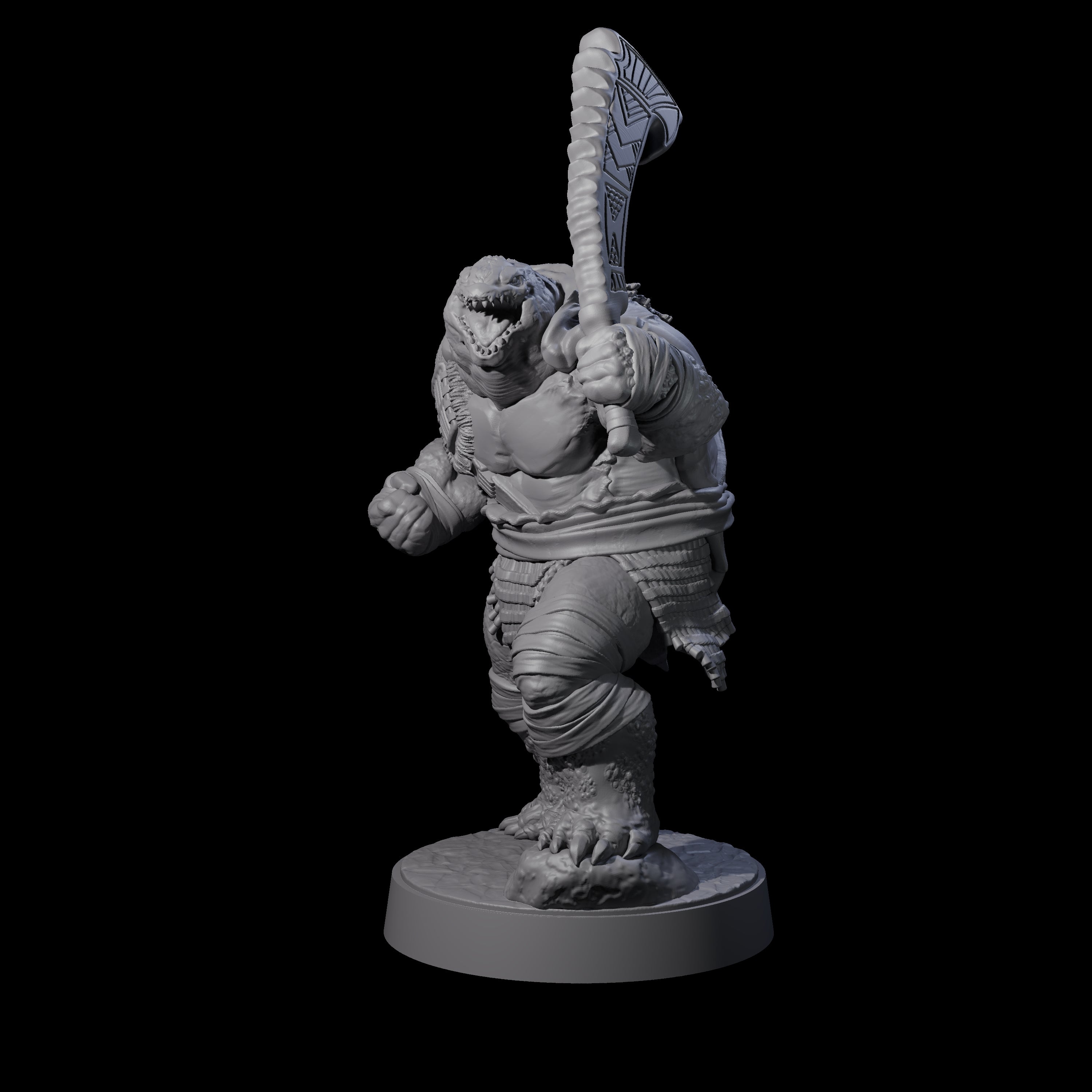 Hulking Skum Brute A Miniature for Dungeons and Dragons, Pathfinder or other TTRPGs