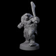 Hulking Skum Brute A Miniature for Dungeons and Dragons, Pathfinder or other TTRPGs