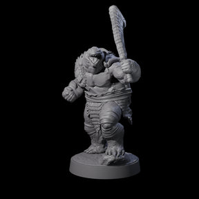 Hulking Skum Brute A Miniature for Dungeons and Dragons, Pathfinder or other TTRPGs