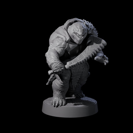 Hulking Skum Brute D Miniature for Dungeons and Dragons, Pathfinder or other TTRPGs