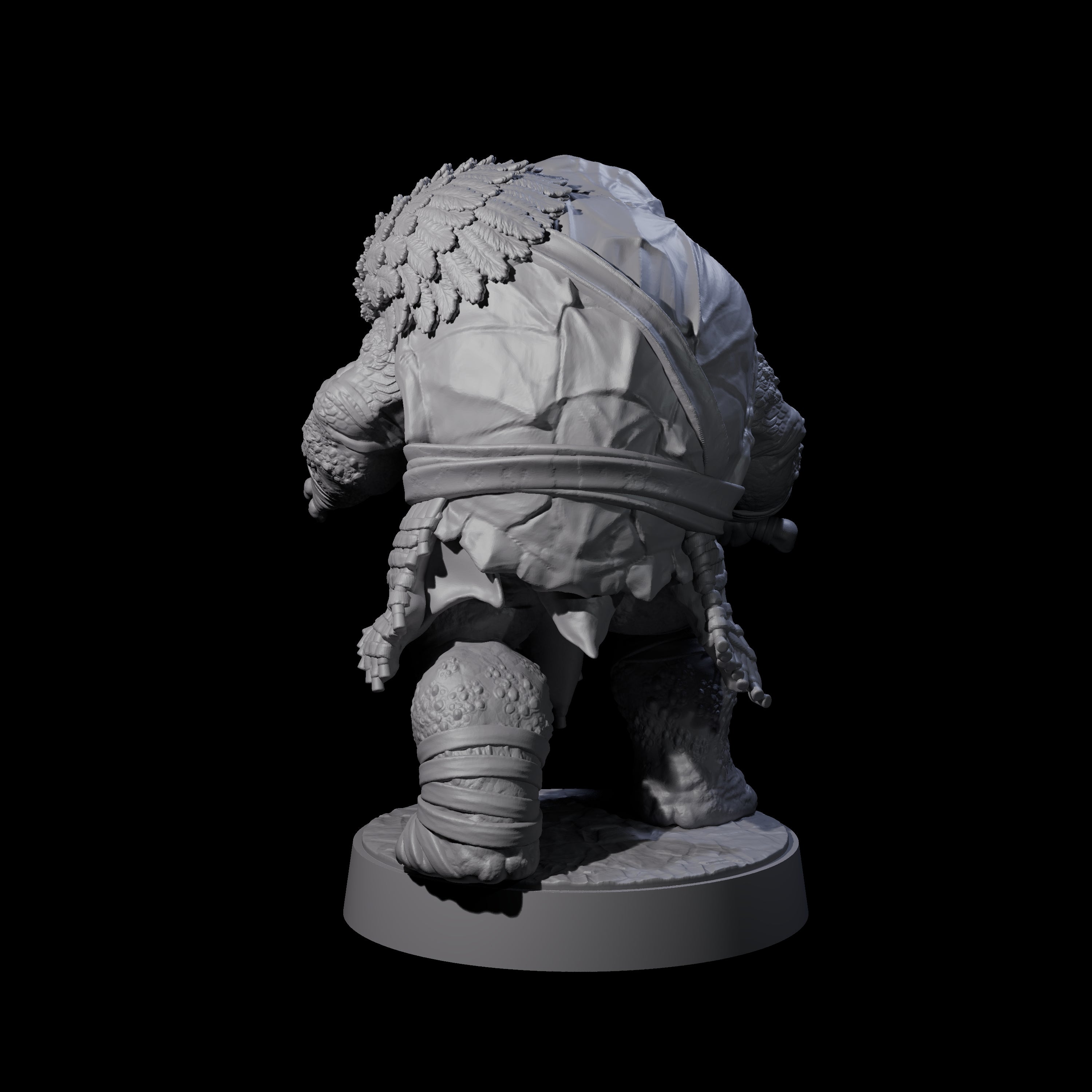 Hulking Skum Brute D Miniature for Dungeons and Dragons, Pathfinder or other TTRPGs