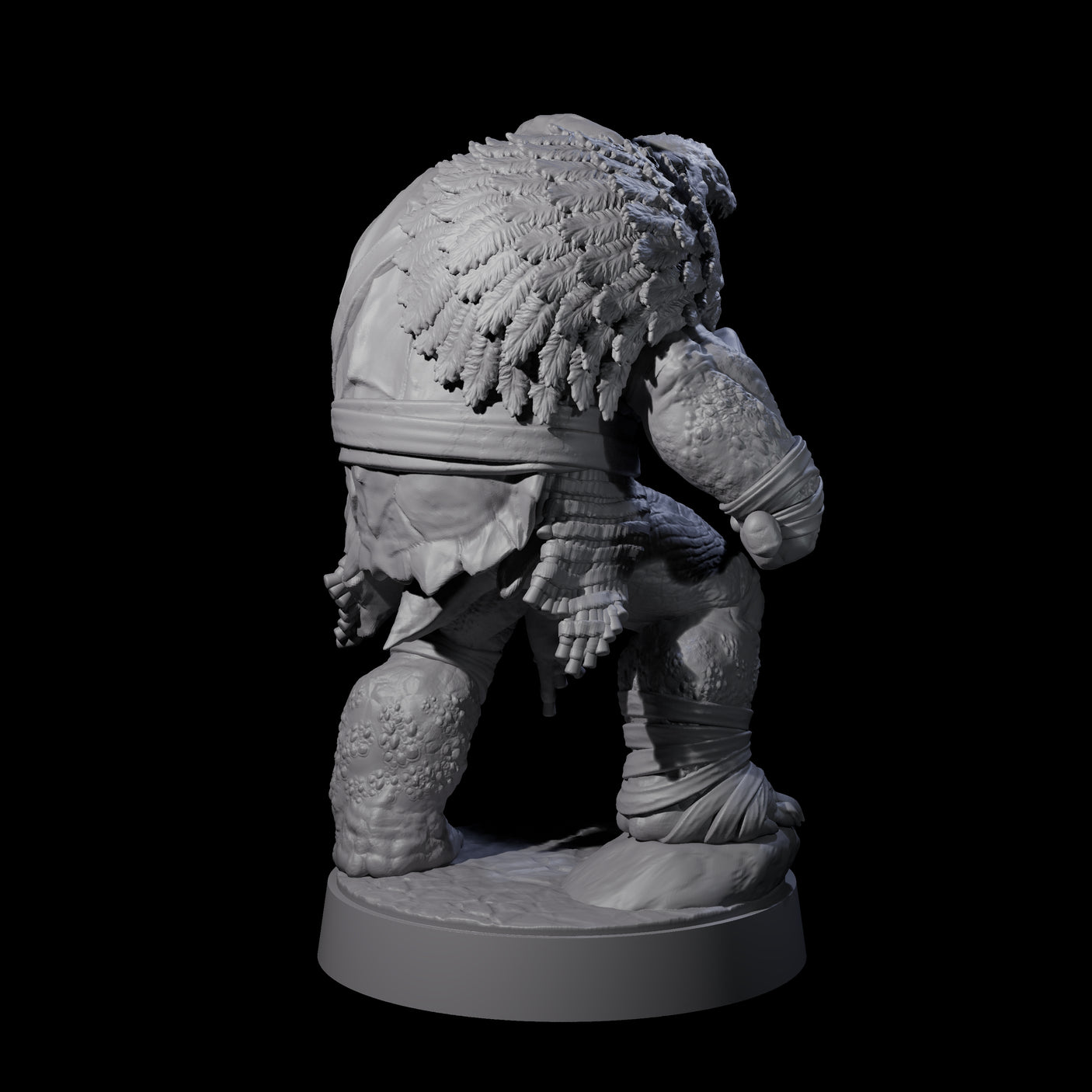 Hulking Skum Brute E Miniature for Dungeons and Dragons, Pathfinder or other TTRPGs