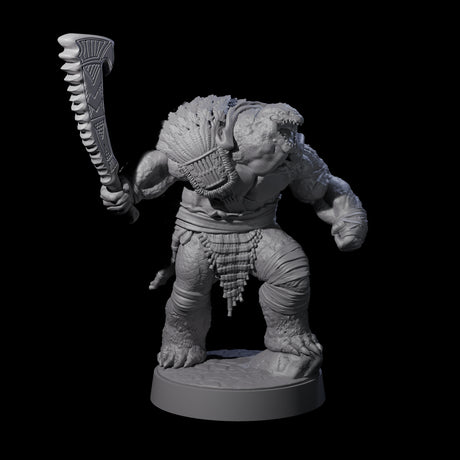 Hulking Skum Brute G Miniature for Dungeons and Dragons, Pathfinder or other TTRPGs