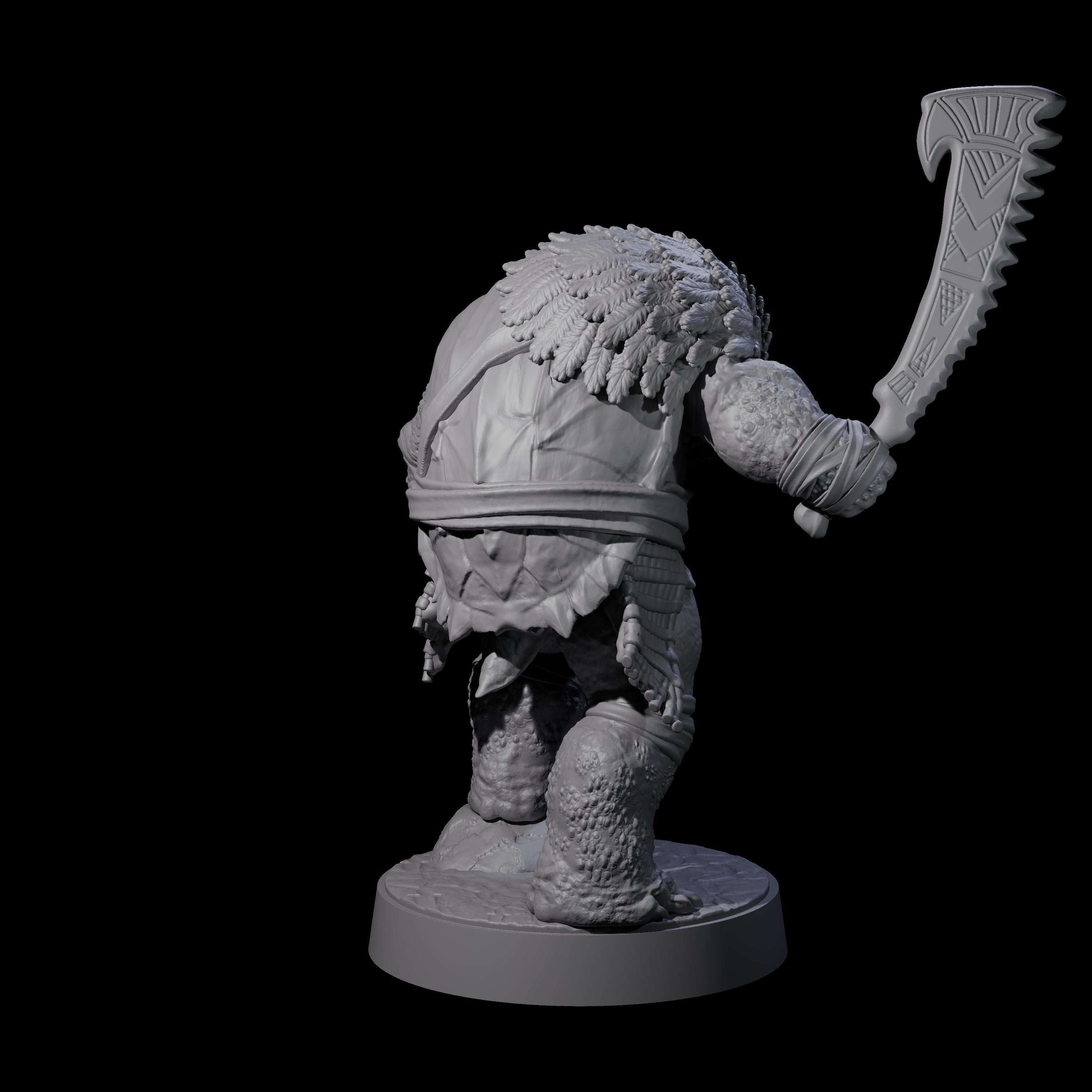 Hulking Skum Brute G Miniature for Dungeons and Dragons, Pathfinder or other TTRPGs