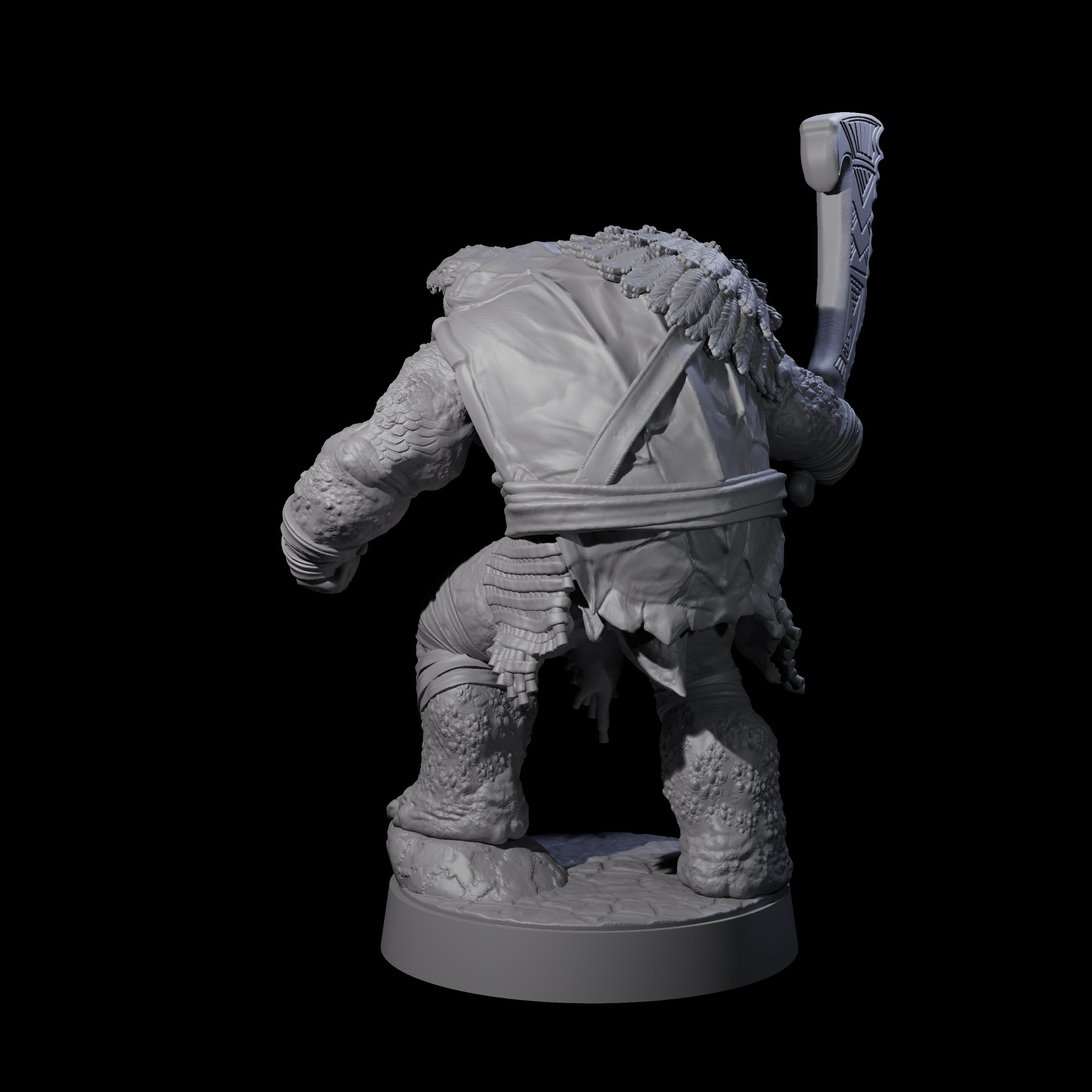 Hulking Skum Brute G Miniature for Dungeons and Dragons, Pathfinder or other TTRPGs