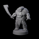 Hulking Skum Brute H Miniature for Dungeons and Dragons, Pathfinder or other TTRPGs