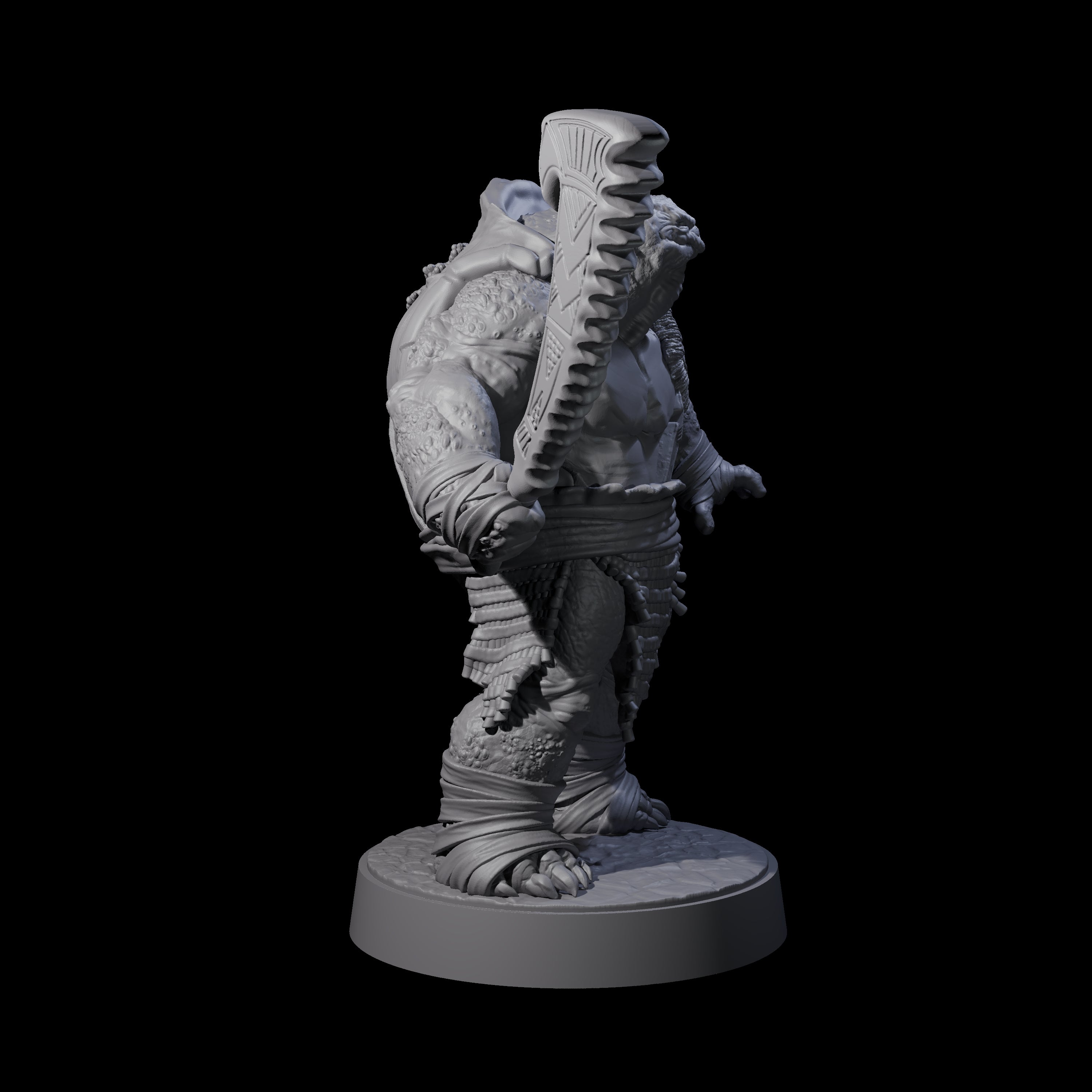 Hulking Skum Brute H Miniature for Dungeons and Dragons, Pathfinder or other TTRPGs