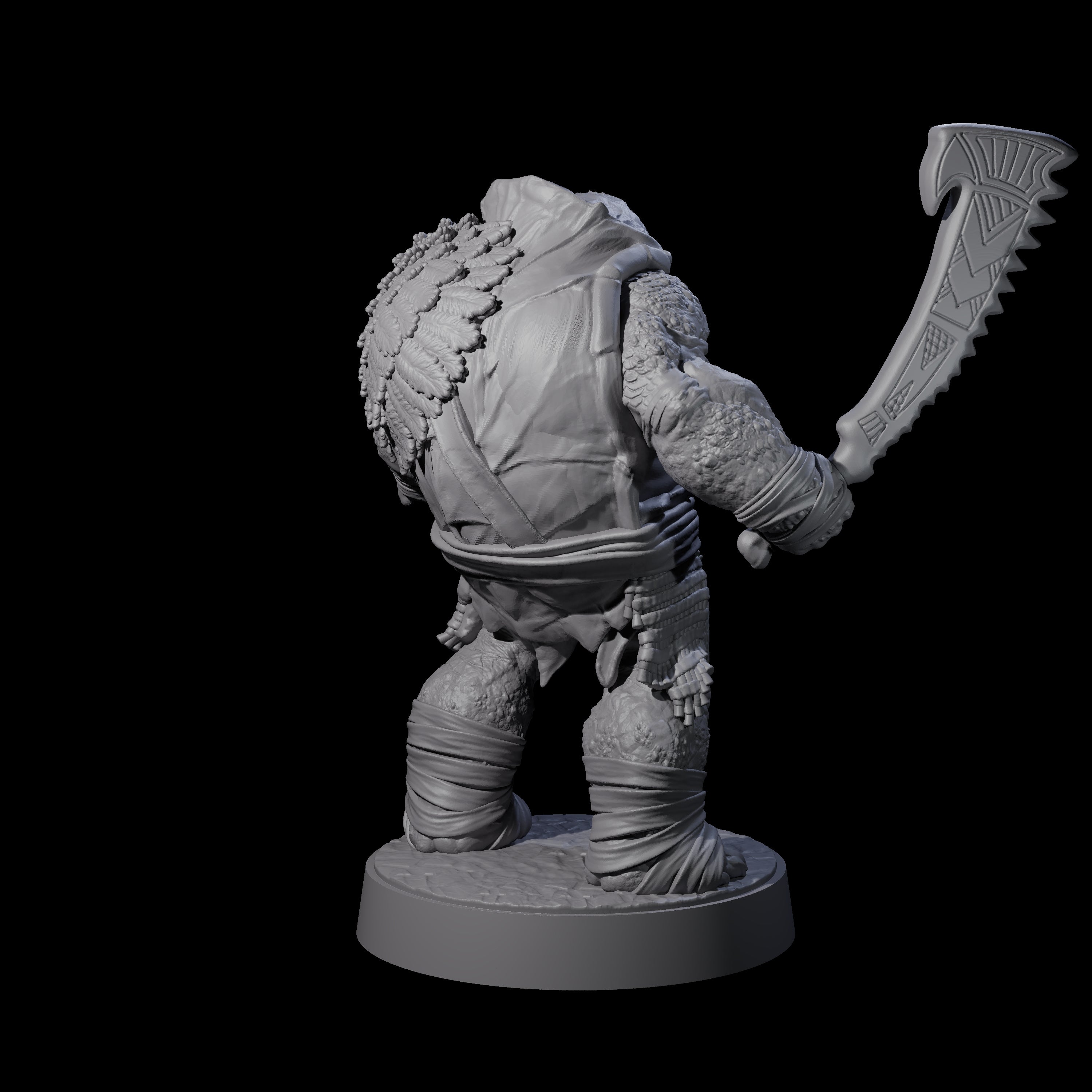 Hulking Skum Brute H Miniature for Dungeons and Dragons, Pathfinder or other TTRPGs