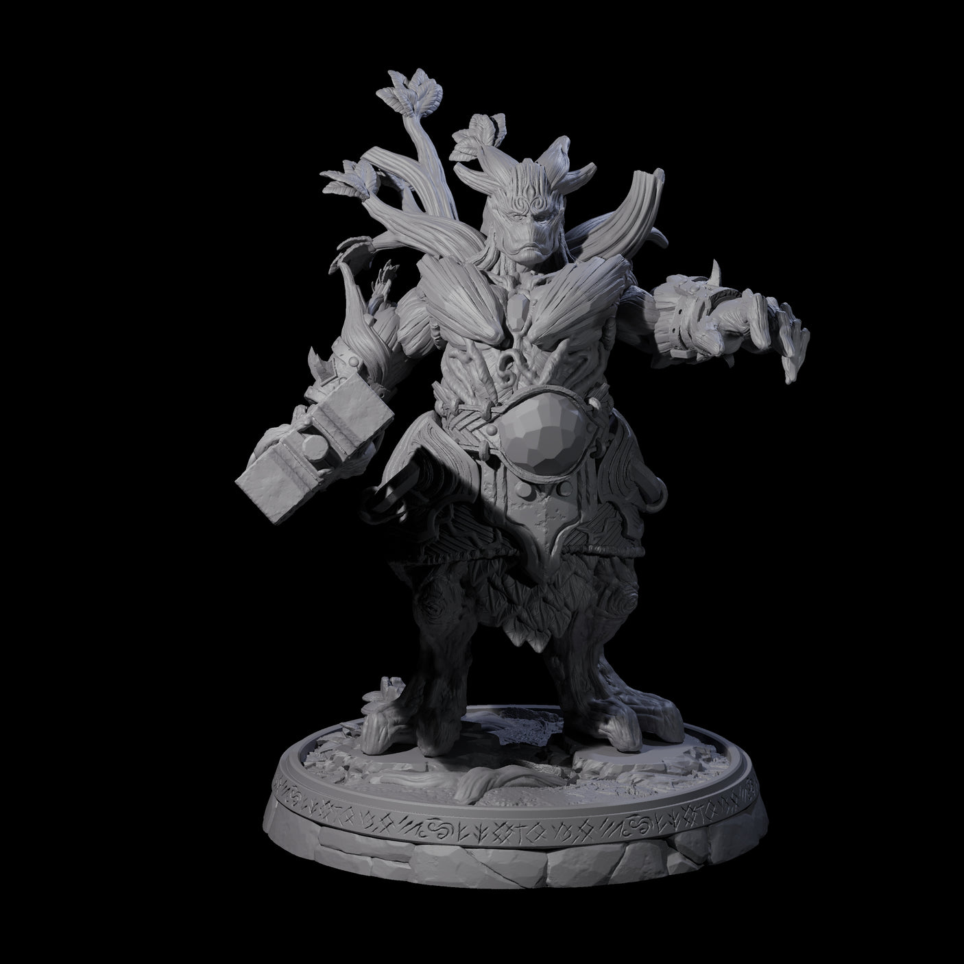 Hulking Treant Protector A Miniature for Dungeons and Dragons, Pathfinder or other TTRPGs