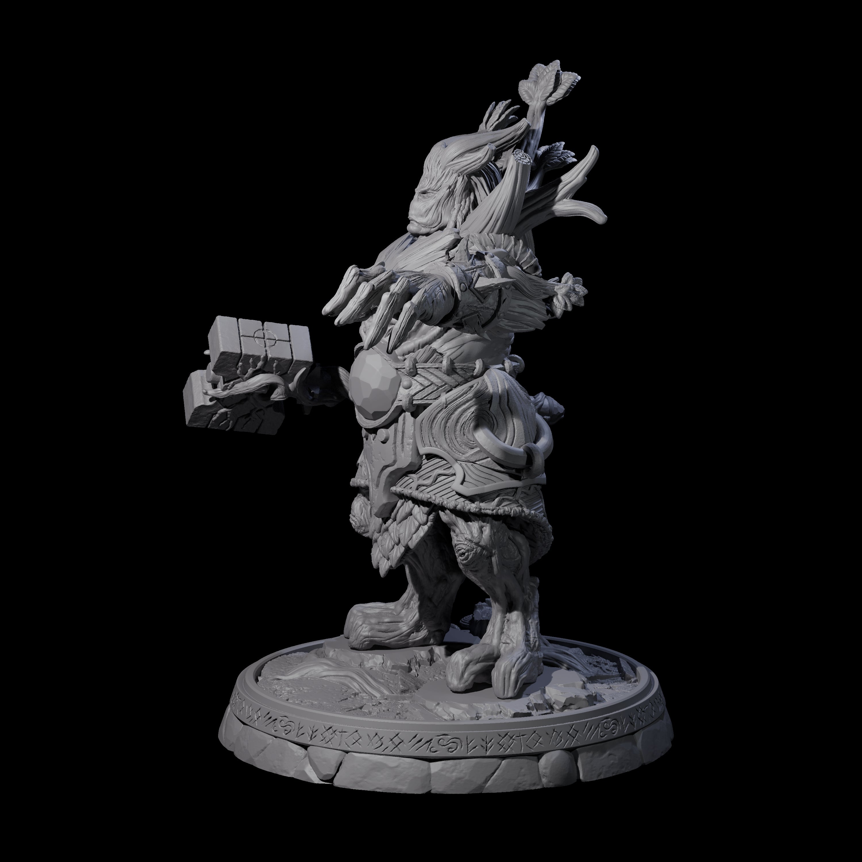 Hulking Treant Protector A Miniature for Dungeons and Dragons, Pathfinder or other TTRPGs