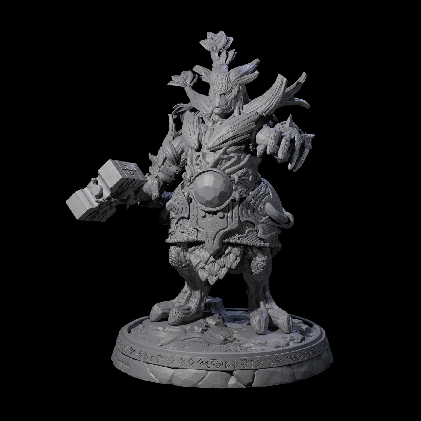 Hulking Treant Protector A Miniature for Dungeons and Dragons, Pathfinder or other TTRPGs
