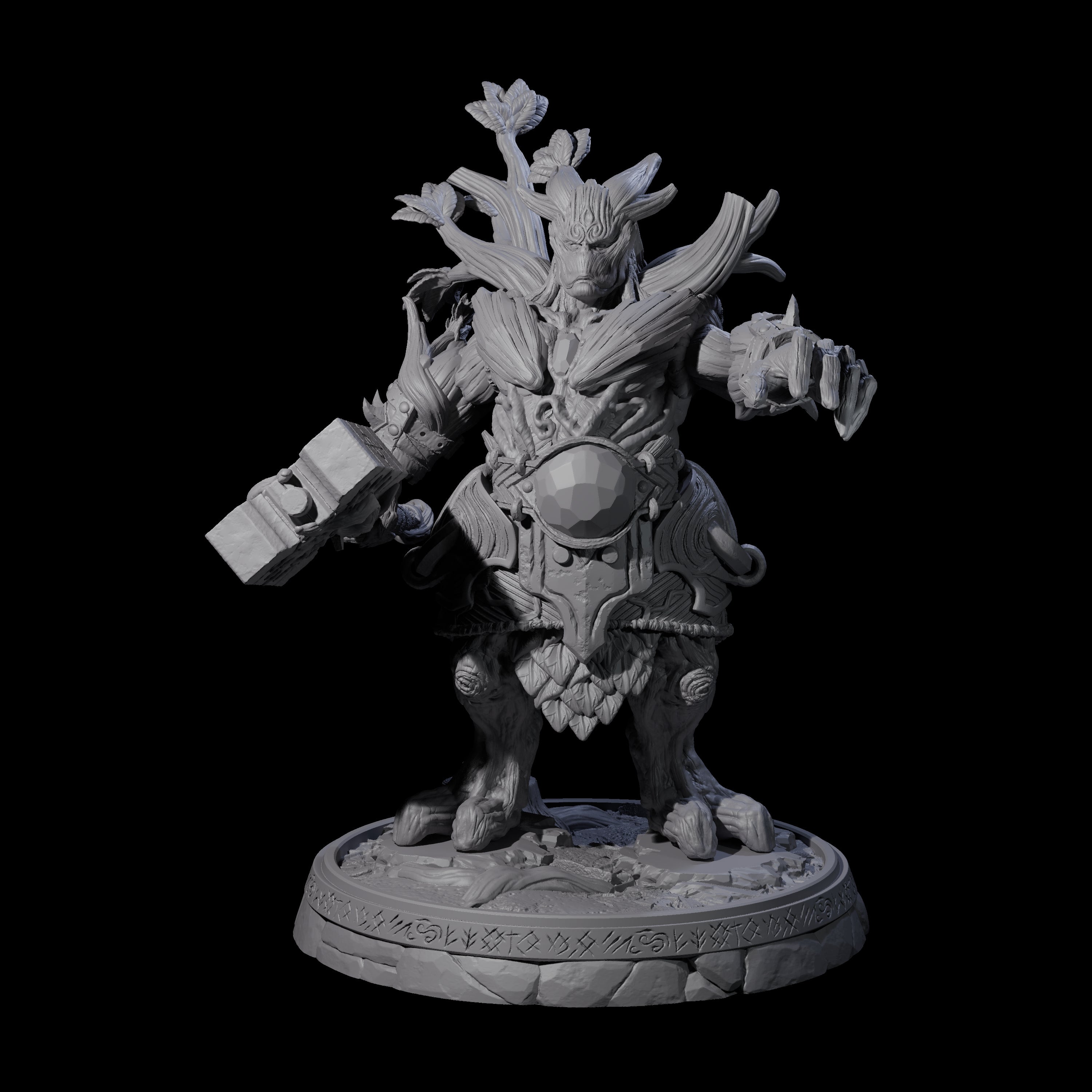 Hulking Treant Protector A Miniature for Dungeons and Dragons, Pathfinder or other TTRPGs