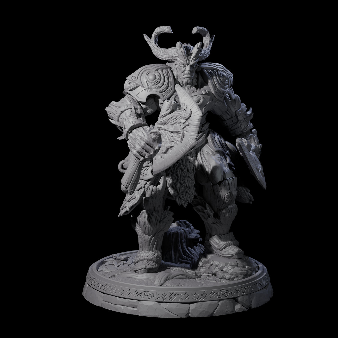 Hulking Treant Protector B Miniature for Dungeons and Dragons, Pathfinder or other TTRPGs