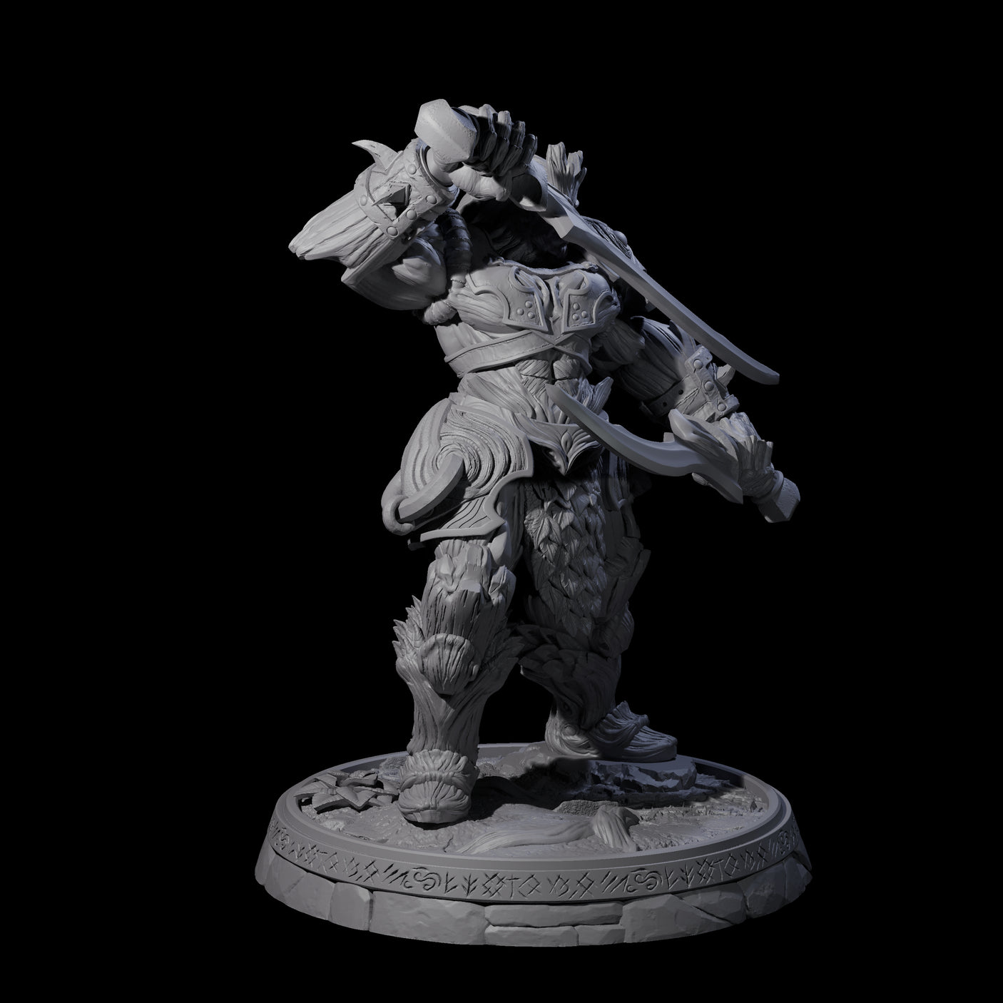 Hulking Treant Protector C Miniature for Dungeons and Dragons, Pathfinder or other TTRPGs