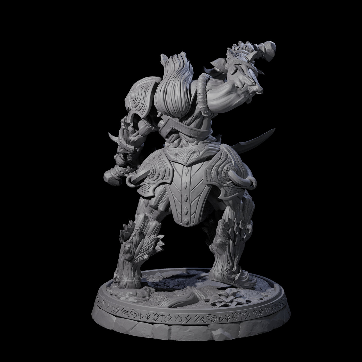 Hulking Treant Protector C Miniature for Dungeons and Dragons, Pathfinder or other TTRPGs