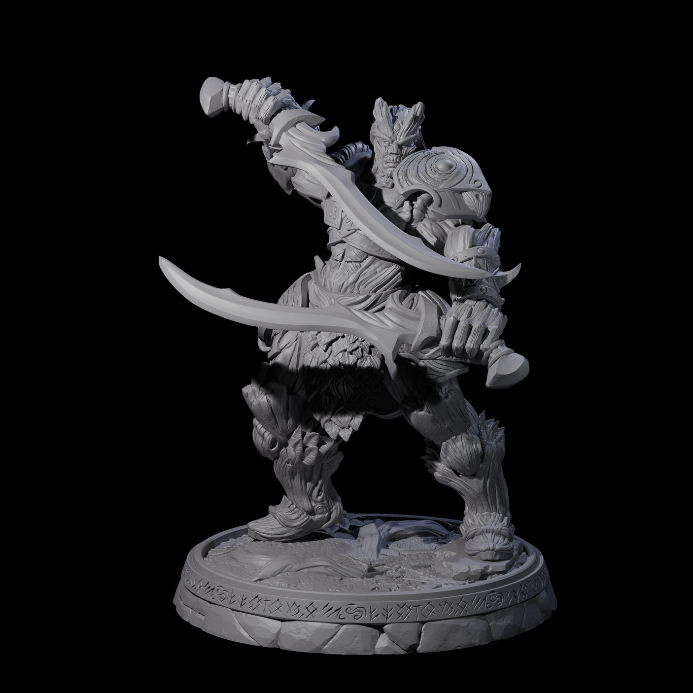 Hulking Treant Protector C Miniature for Dungeons and Dragons, Pathfinder or other TTRPGs