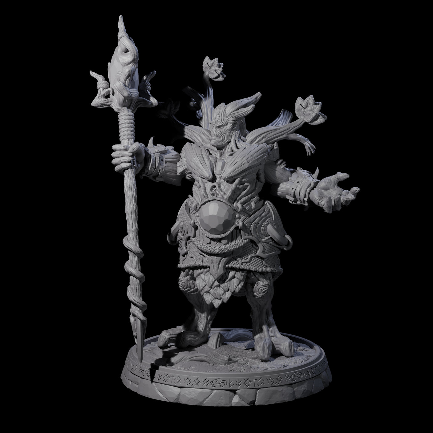 Hulking Treant Protector D Miniature for Dungeons and Dragons, Pathfinder or other TTRPGs