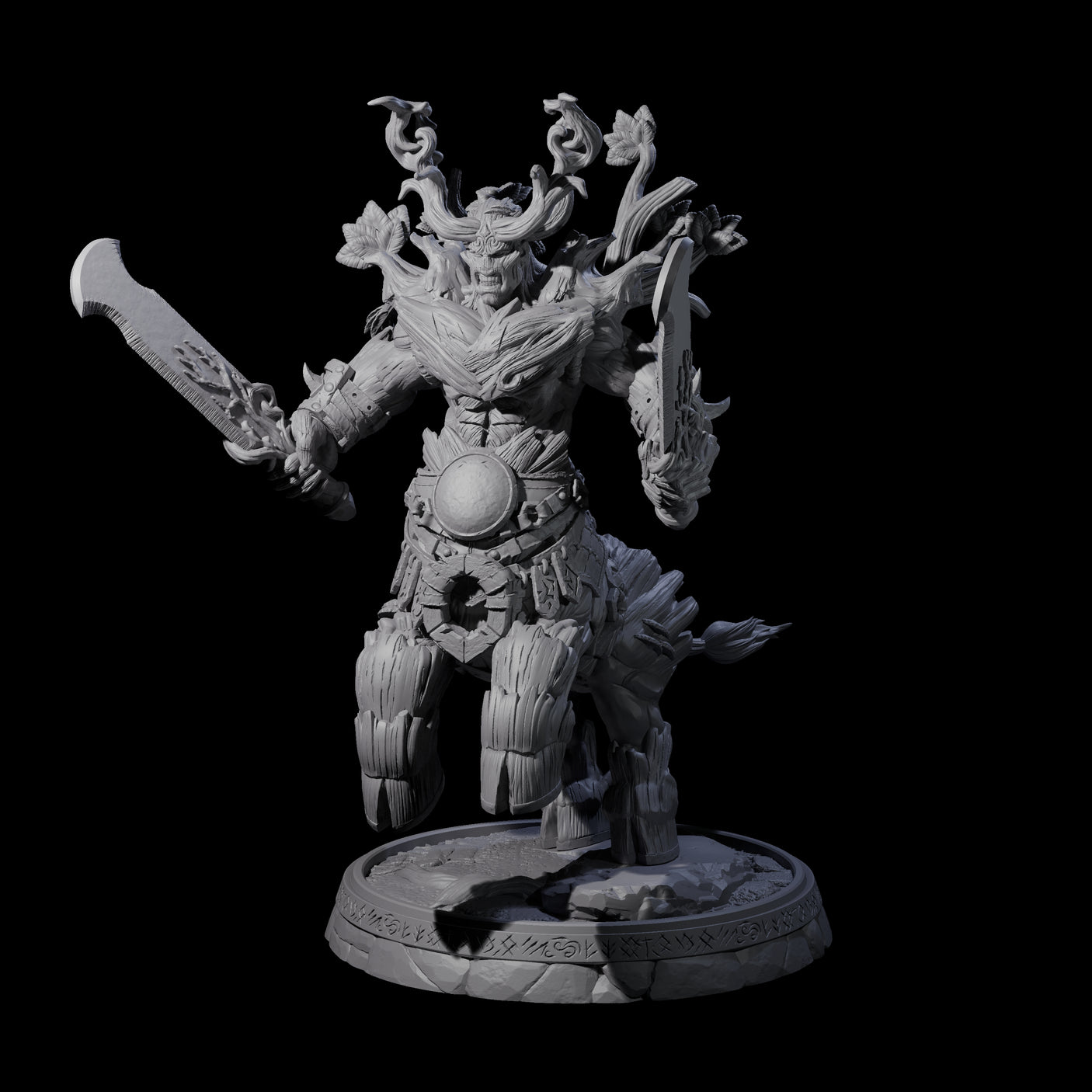 Hulking Treant Protector F Miniature for Dungeons and Dragons, Pathfinder or other TTRPGs