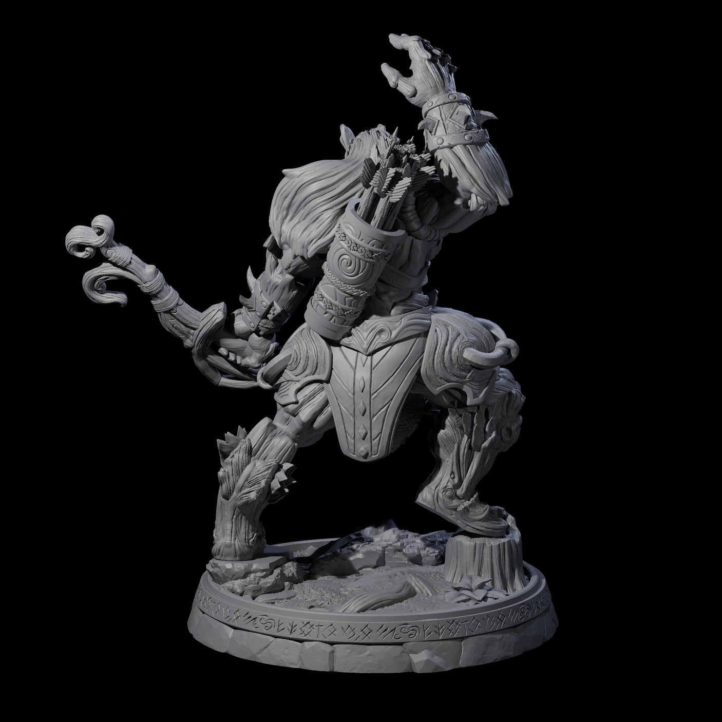 Hulking Treant Protector H Miniature for Dungeons and Dragons, Pathfinder or other TTRPGs