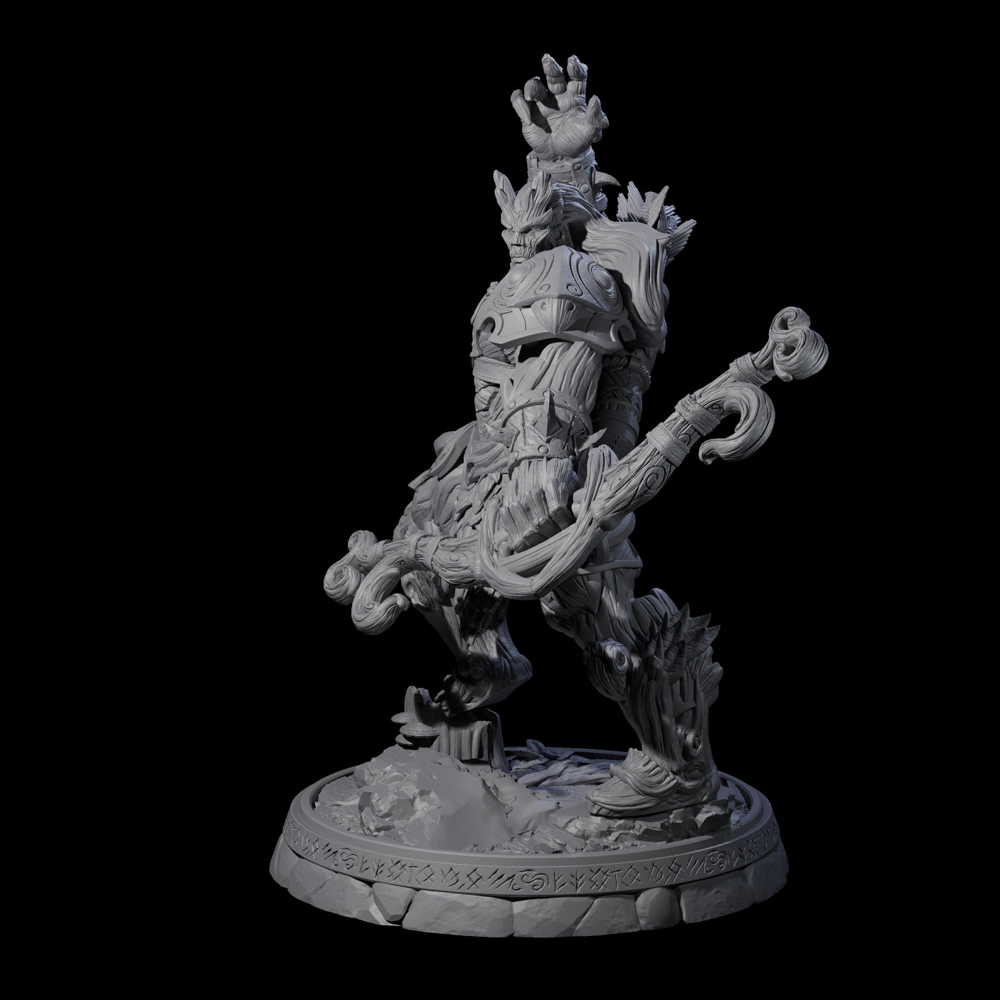 Hulking Treant Protector H Miniature for Dungeons and Dragons, Pathfinder or other TTRPGs