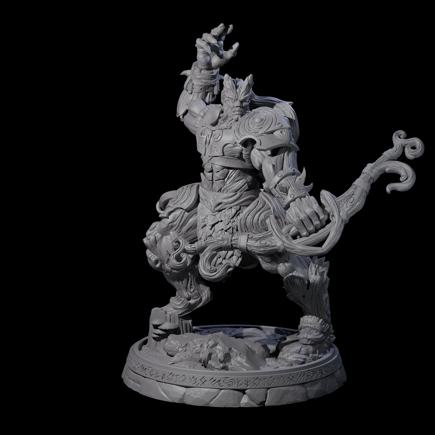 Hulking Treant Protector H Miniature for Dungeons and Dragons, Pathfinder or other TTRPGs