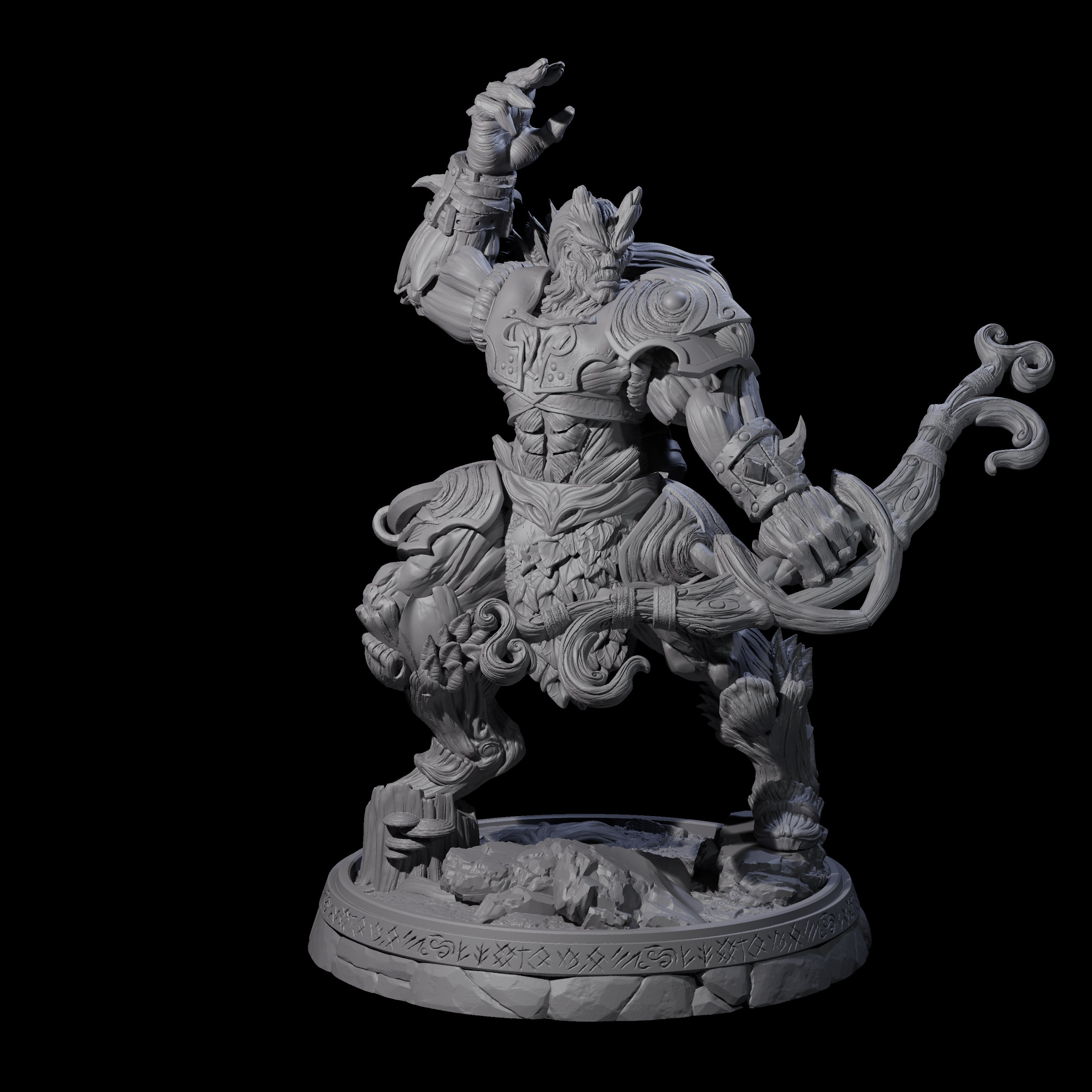Hulking Treant Protector H Miniature for Dungeons and Dragons, Pathfinder or other TTRPGs
