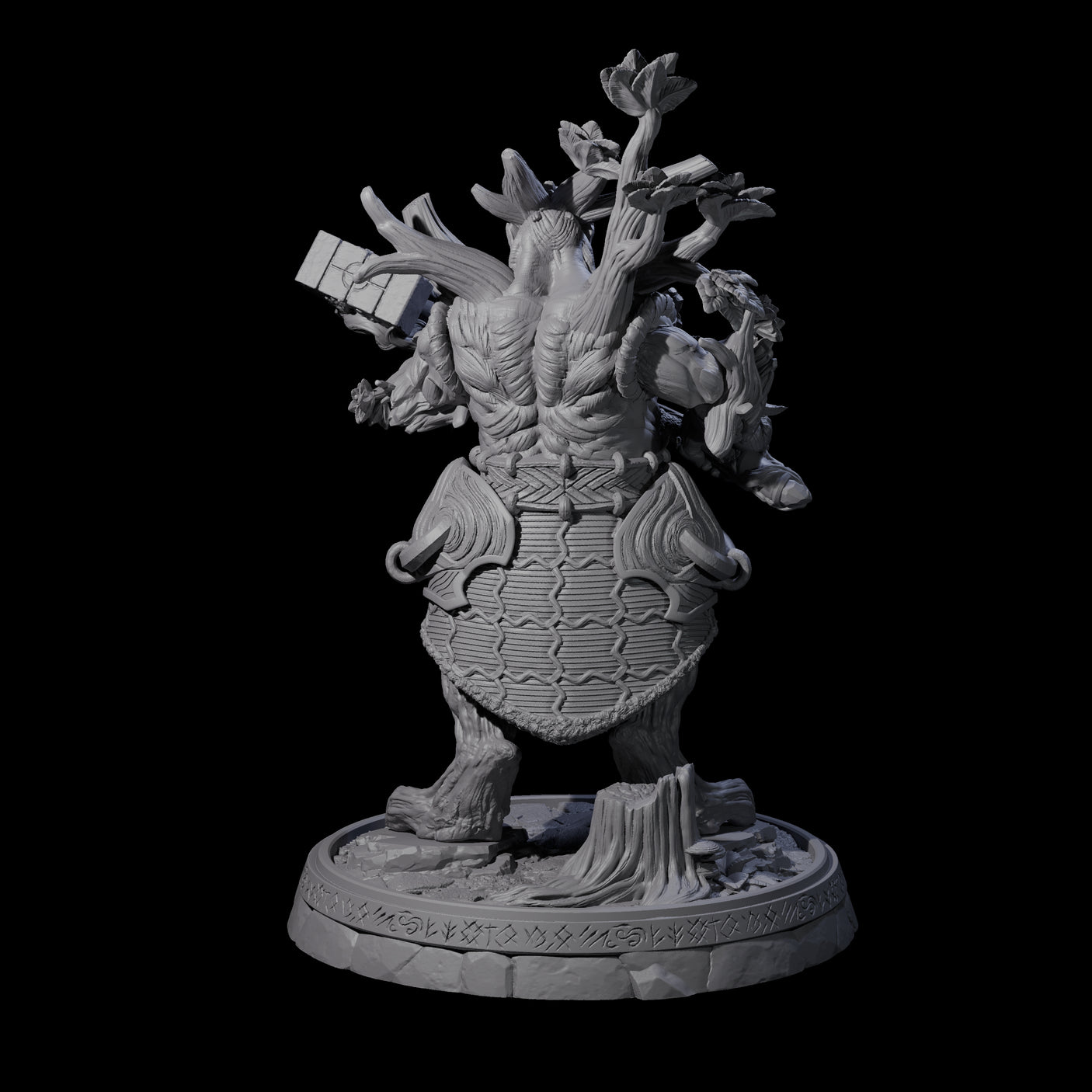 Hulking Treant Protector J Miniature for Dungeons and Dragons, Pathfinder or other TTRPGs