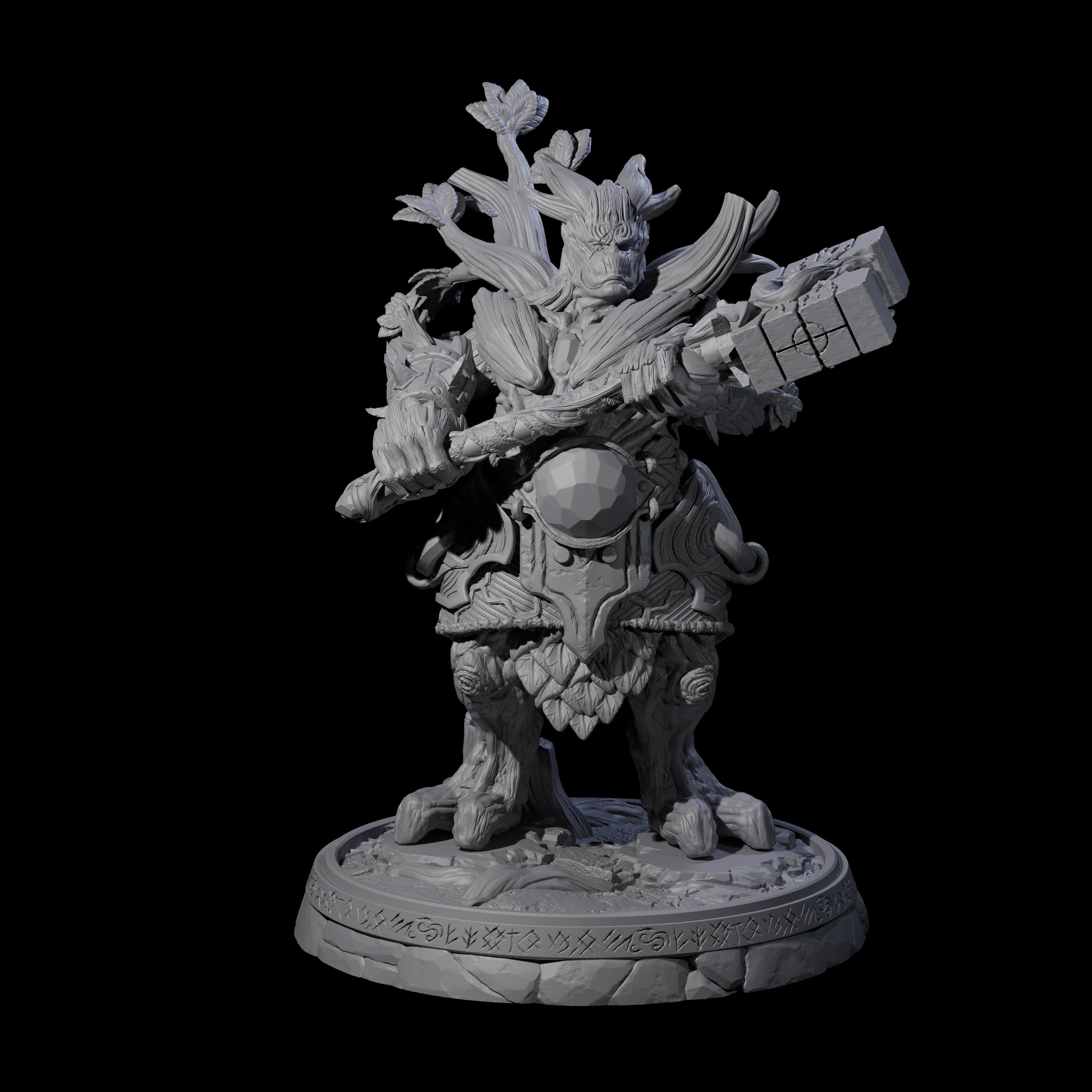 Hulking Treant Protector J Miniature for Dungeons and Dragons, Pathfinder or other TTRPGs