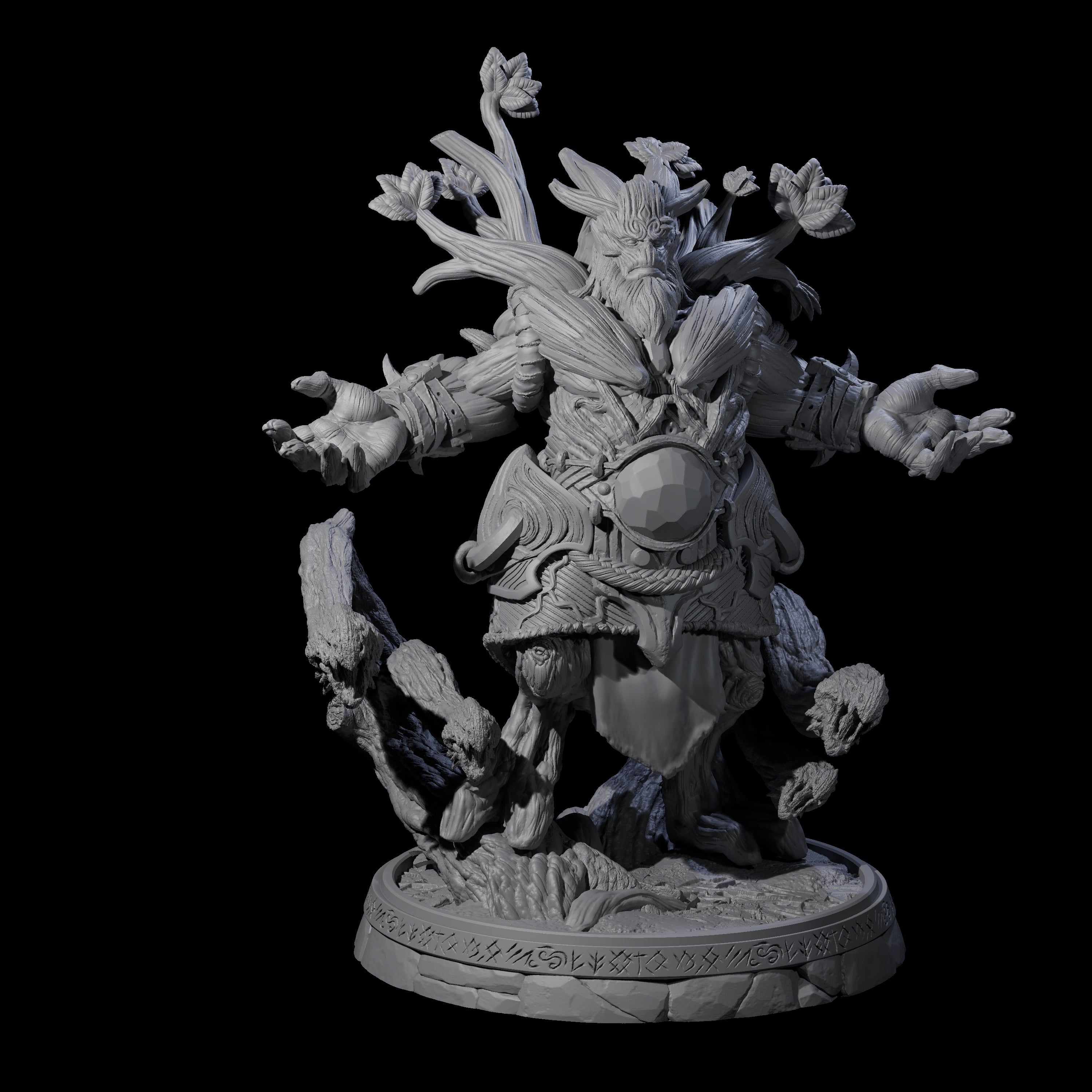 Hulking Treant Protector K Miniature for Dungeons and Dragons, Pathfinder or other TTRPGs