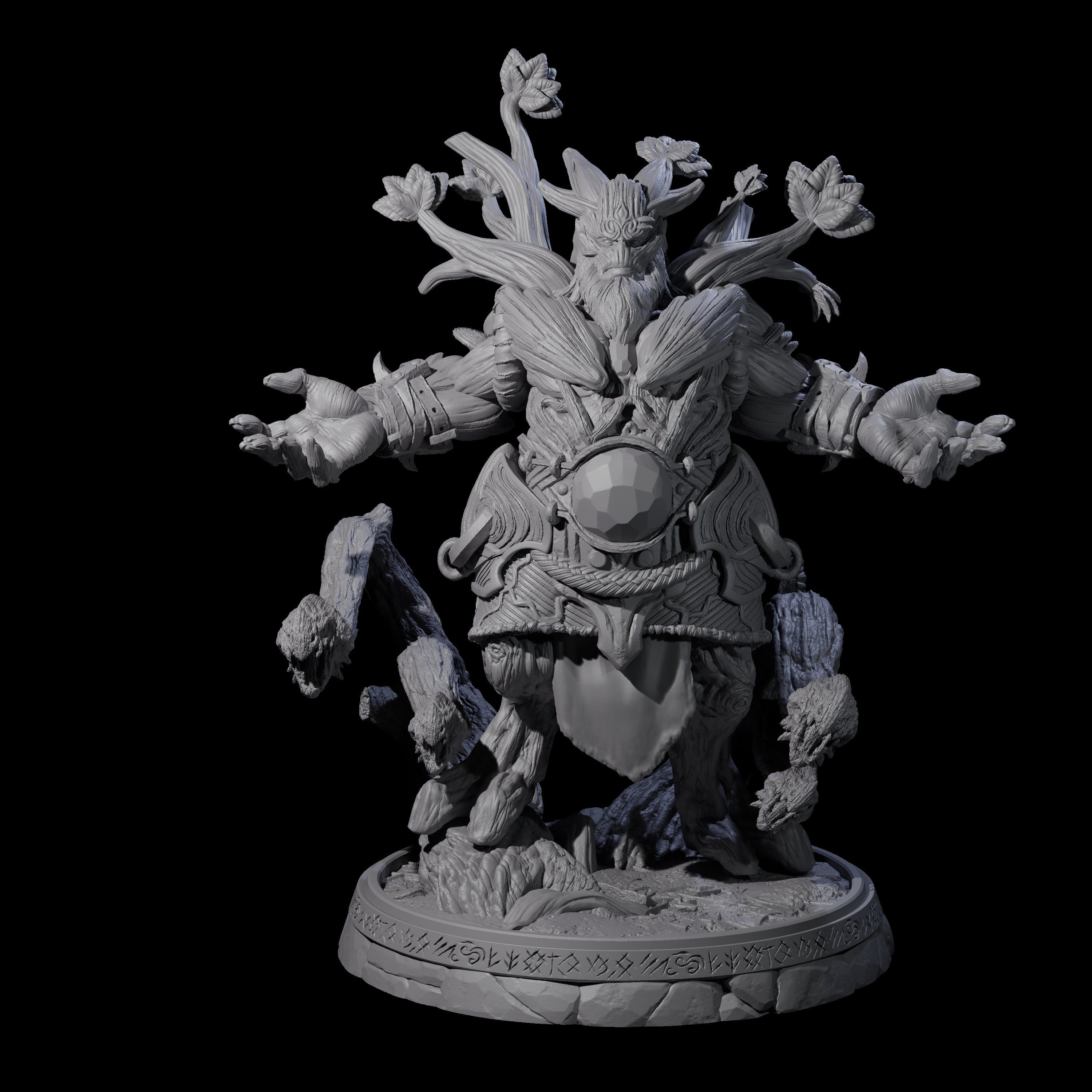 Hulking Treant Protector K Miniature for Dungeons and Dragons, Pathfinder or other TTRPGs