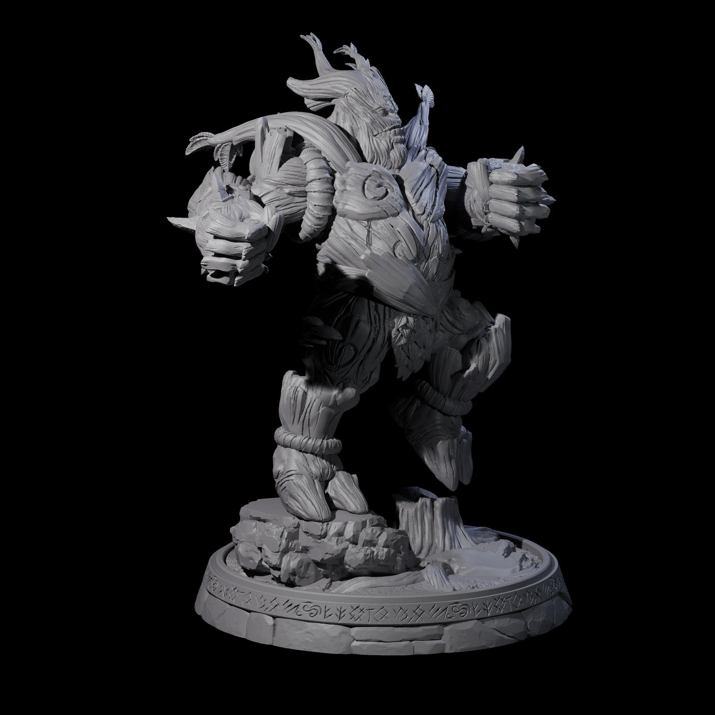 Hulking Treant Protector L Miniature for Dungeons and Dragons, Pathfinder or other TTRPGs