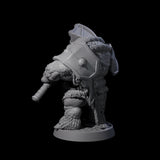 Hulking Ursine Barbarian C Miniature for Dungeons and Dragons, Pathfinder or other TTRPGs